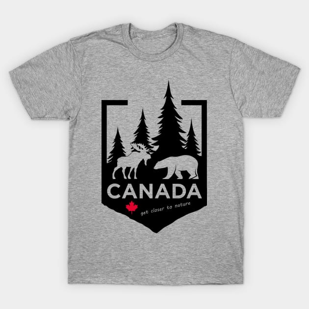 Canada - Get closer to Nature T-Shirt by ARHEstore